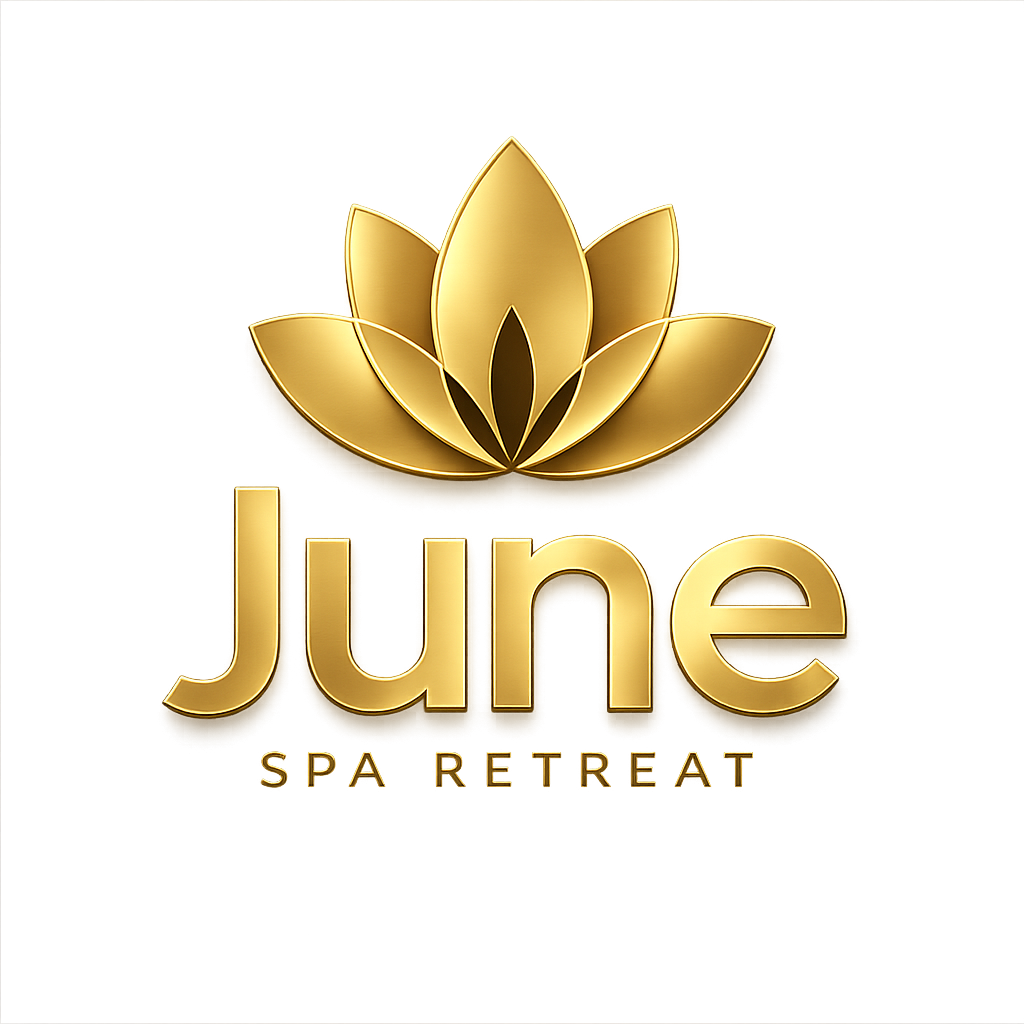 Summerlin Massage known as June Spa luxury gold lotus spa logo